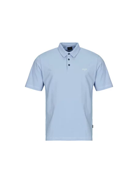 Polo majica Jack & Jones s kratkimi rokavi modra