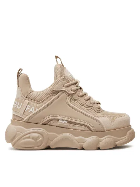 Sneakersy Buffalo beżowe