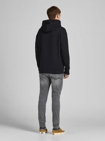 Pánska mikina s kapucňou Jack & Jones Bradley čierna