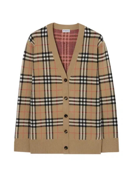 Cardigan Burberry în carouri