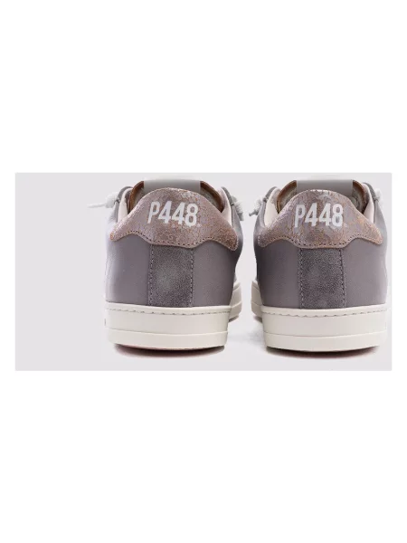 Jedwabne sneakersy P448 szare