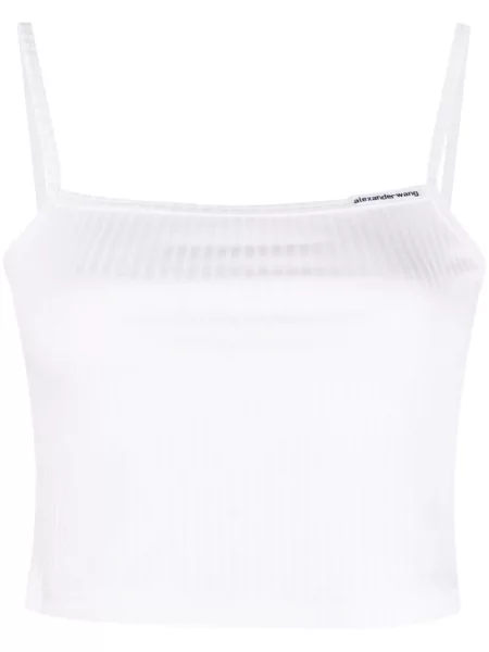 Top Alexander Wang tricotate alb