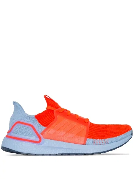 Sneakerși Adidas UltraBoost din piele de căprioară albastru