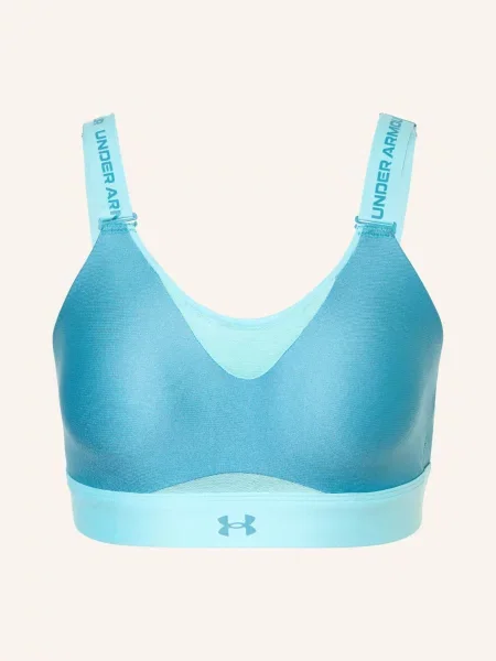 Under Armour Sportovní Podprsenka Ua Infinity High Se Síťovinou tyrkysová