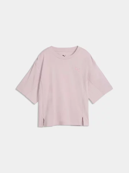 Футболка PUMA Her Tee комбінований верх рожевий