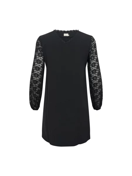 Sukienka Kaffe Curve koronkowa garniturowa czarna