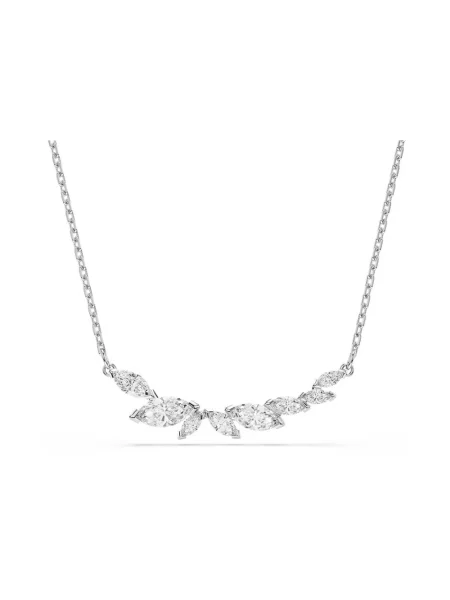Swarovski naszyjnik metalowy z cyrkonią MESMERA biały