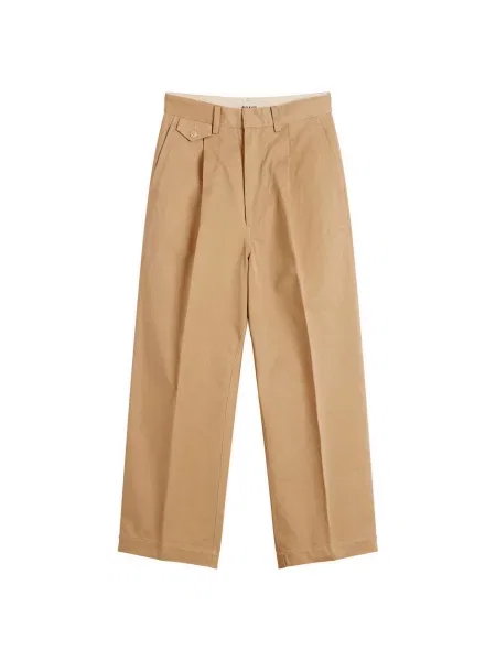 Spodnie Auralee brązowe