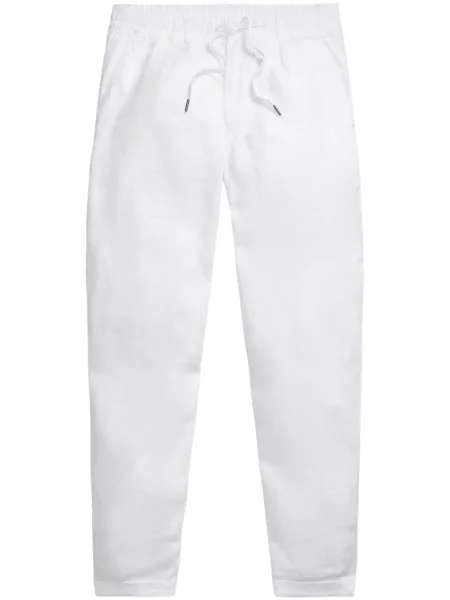 Φλοράλ παντελόνι Polo Ralph Lauren με κέντημα με λαιμόκοψη v μπλε