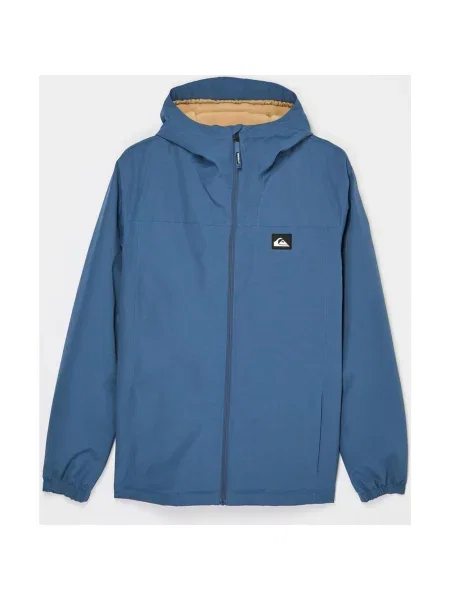 Kurtka z kapturem Quiksilver Overcast 3K Warm niebiesko XS szara