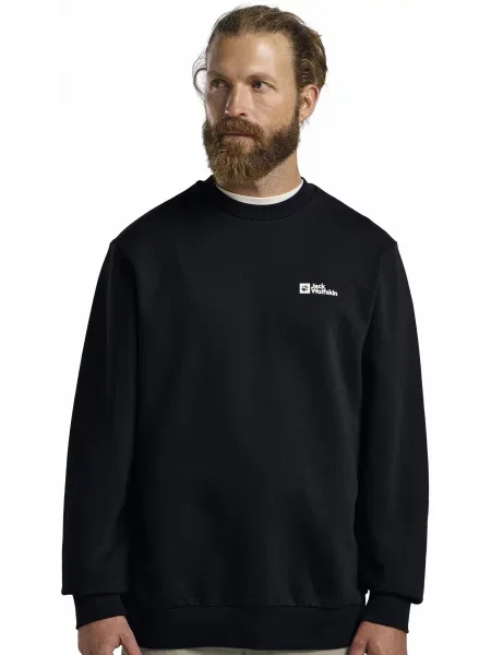 Світшот Jack Wolfskin Essential crewneck m синій