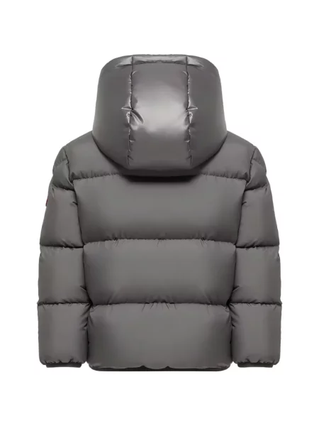 Dětska péřová bunda Moncler Enfant šedá