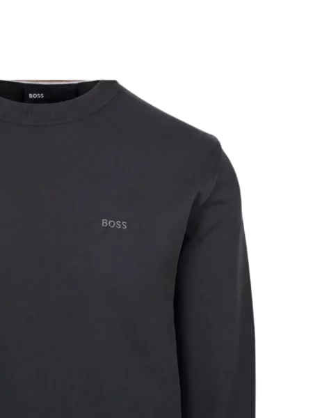 Dukserice Boss s vezom crna