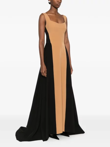 Αμάνικη κοστούμι μάξι φόρεμα Atu Body Couture μαύρο