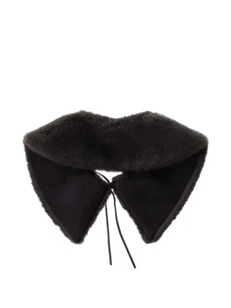 Gulerat fular By Malene Birger cu blană gri