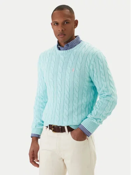 Sweter Polo Ralph Lauren niebieski