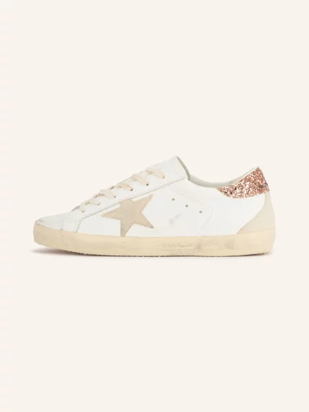 Golden Goose Sneakersy Super-Star / zlatá / béžová bílá