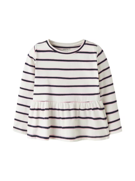 NAME IT Tricou NMFLestro albastru marin / roz pastel alb
