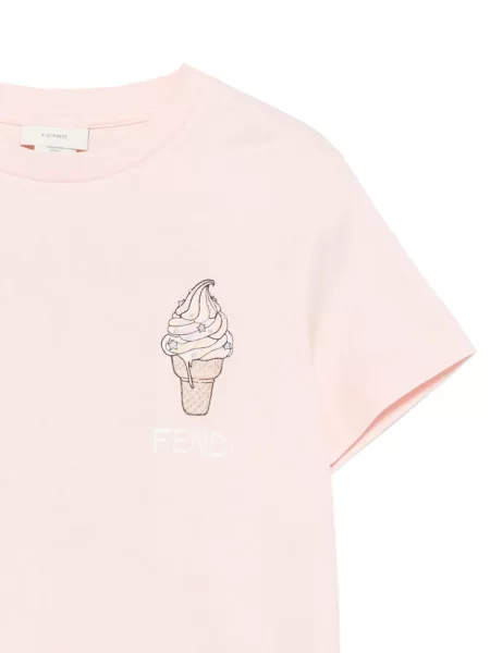 Gyerek póló Fendi rózsaszín