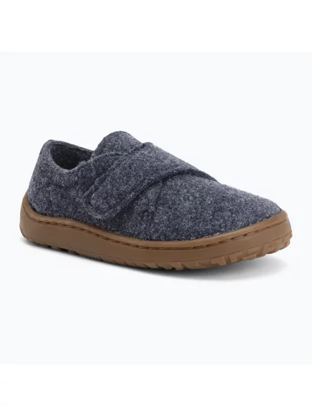 Încălțăminte barefoot pentru copii Froddo Barefoot Wooly dark blue albastru