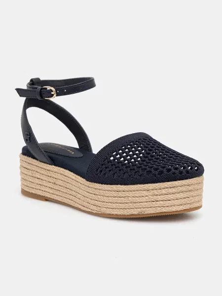 Tommy Hilfiger espadrile KNIT MESH ESPADRILLE PLATFORM