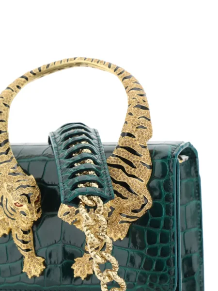 Geantă Roberto Cavalli verde