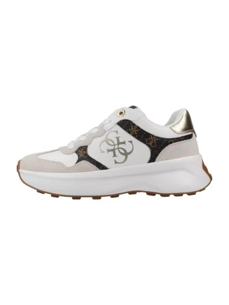 Sneakersy Guess z logo białe