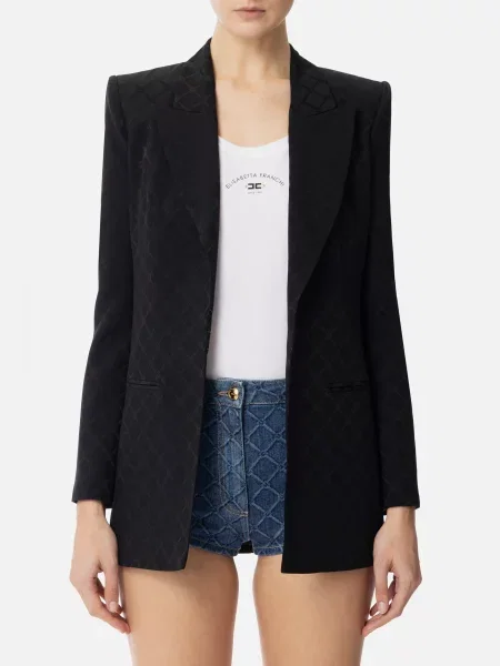 Піджак Elisabetta Franchi чорний