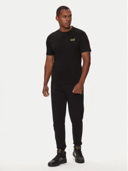 Tričko Ea7 Emporio Armani černé