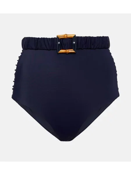 Bikini Johanna Ortiz cu broderie albastru