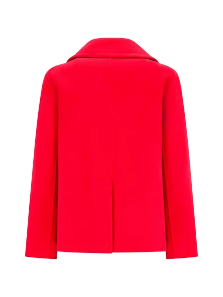 Vuneni kaput 's Max Mara crvena