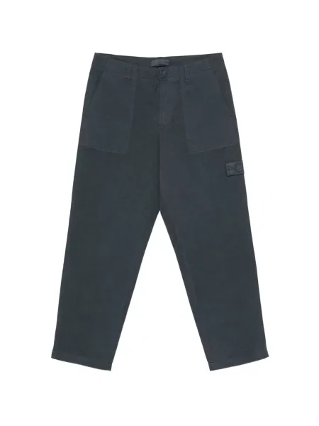 Pantaloni cargo Stone Island cu strasuri albastru