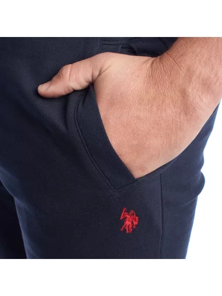 Joggery U.s Polo Assn. polarowe niebieskie