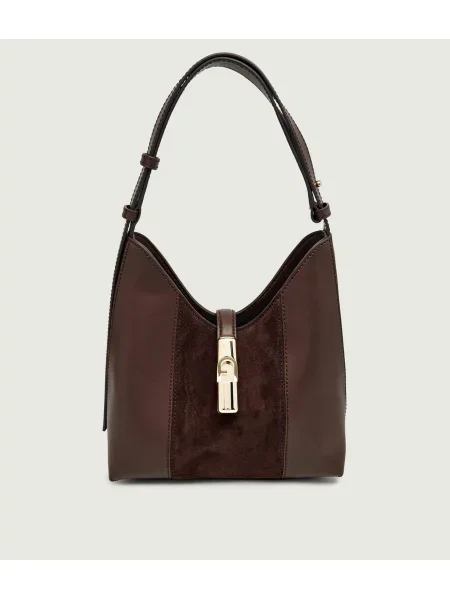 Geanta crossbody Furla din piele maro