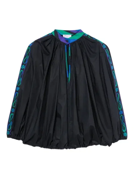 Bluză Pucci cu broderie negru