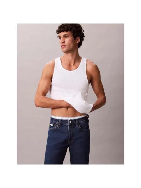Džínsy Calvin Klein Jeans modrá