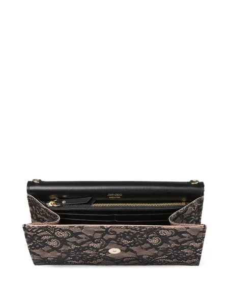 Colier Jimmy Choo din dantelă negru