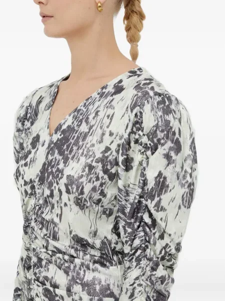 Rochie maxi Day Birger Et Mikkelsen lungă de costum alb