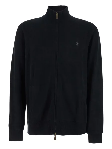 Cardigan Polo Ralph Lauren cu broderie maro