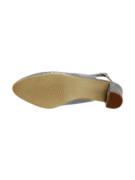 Pantofi Piesanto argintiu
