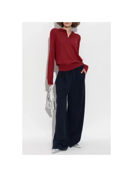 Sweter Dsquared2 wełniany czerwony