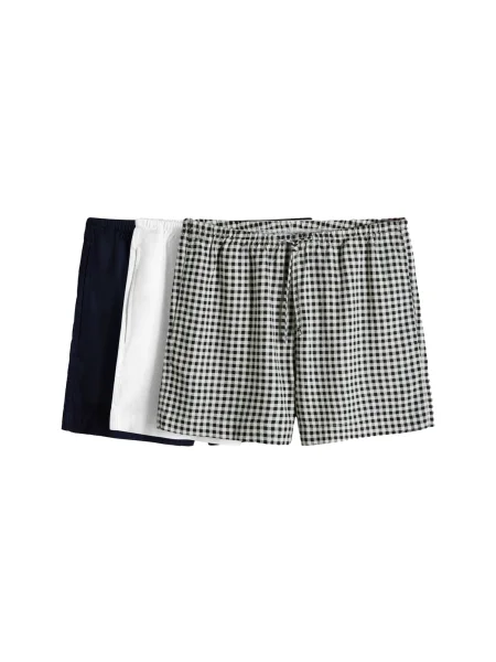 The Set Kalhoty černá bílá