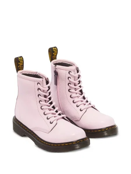 Dětské polokozačky Dr. Martens růžové