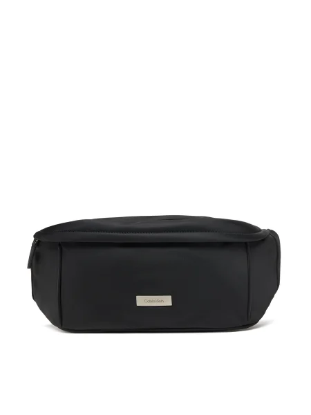 Borsetă Calvin Klein Sleek Waistbag Sling negru