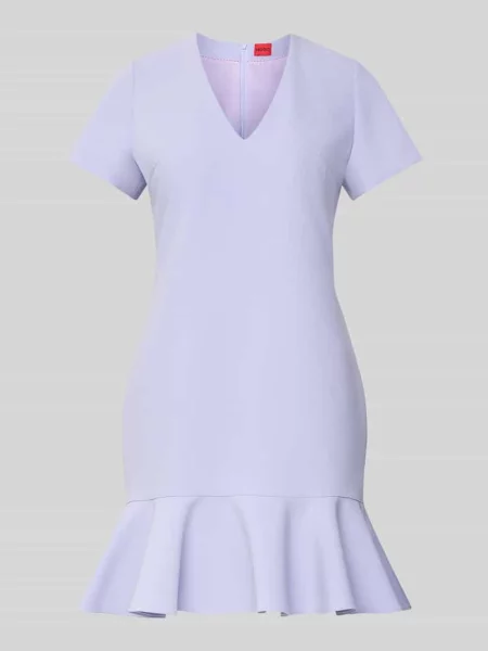 Taliowane Sukienki etui z Dodatek Model KABILA' Hugo