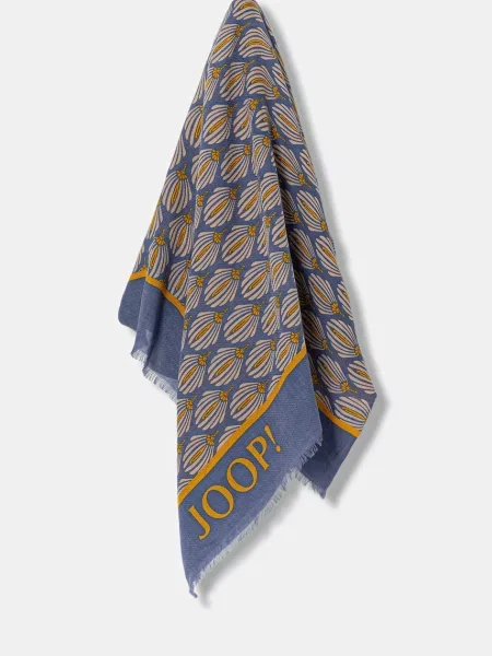 Тънък шал Joop! лилаво с десен виолетово