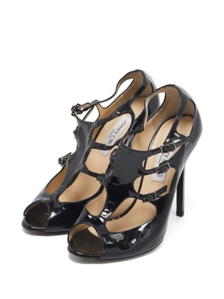 Kožené lodičky Jimmy Choo Pre-owned černé