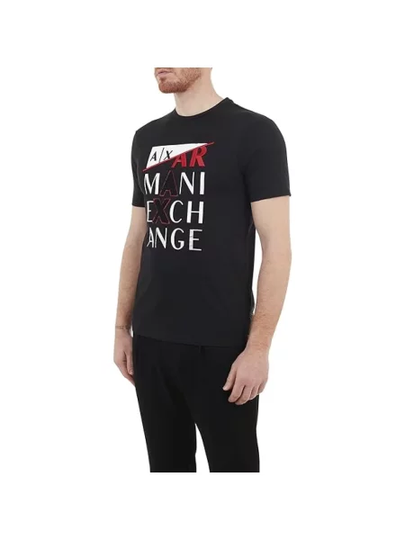 Koszulka Armani Exchange czarna