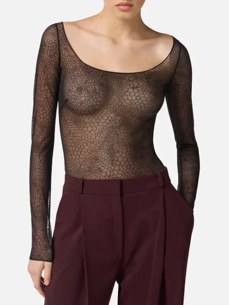 Боди Elisabetta Franchi черное