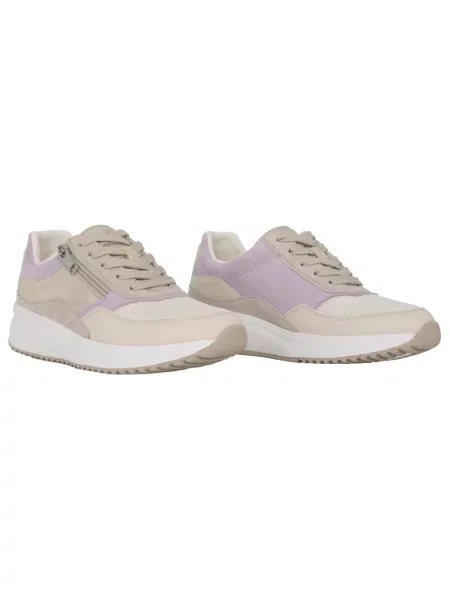 Sneakersy Waldläufer skórzane beżowe